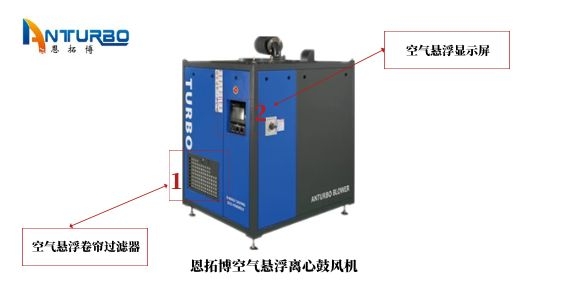空氣懸浮離心鼓風機卷簾過濾器壓差多少要更換？